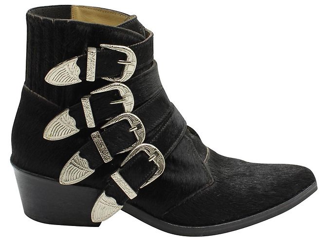 Toga Pulla Pony Hair Botines negros