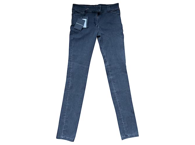Jeans skinny Balenciaga grigi Grigio Cotone Elastan  ref.808479