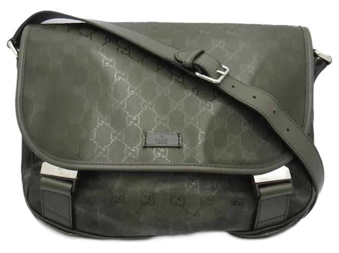 Gucci GG Imprimé Verde Lona  ref.808764