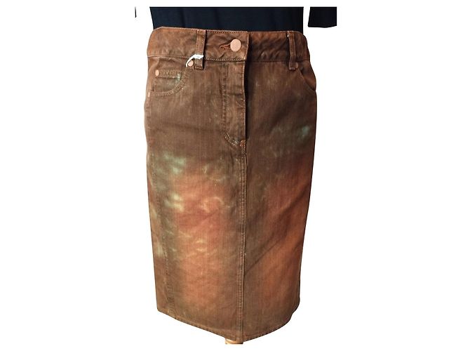 Jean Paul Gaultier GAULTIER ROCK MIT STEIN-EFFEKT ROCK S 38 Dunkelbraun