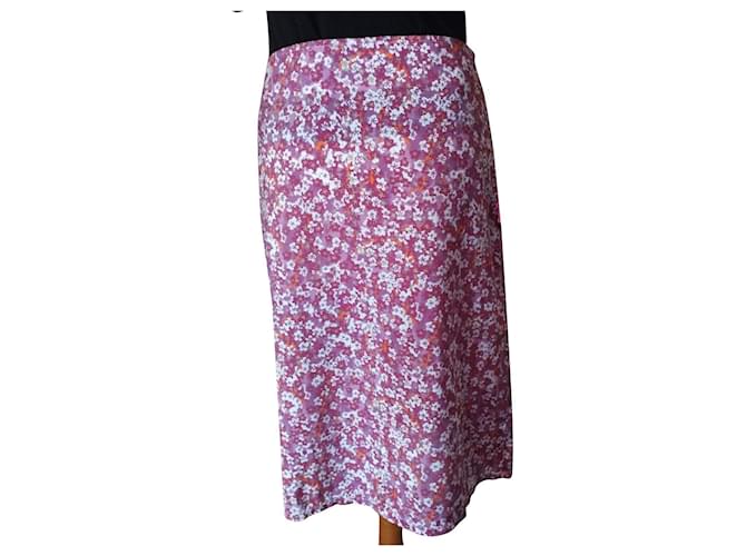 CALVIN KLEIN SKIRT SKIRT COLLECTION "LES KHAKIS" LIBERTY SIZE 26 OR T36/38 Liberty print Viscose  ref.809223