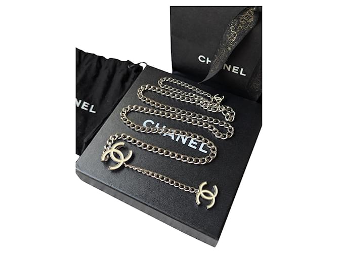 CC 10V chain SHW belt necklace box