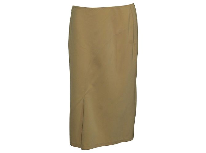 Jil Sander Beige Midirock