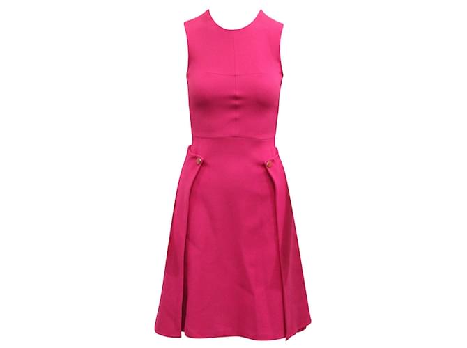 Alexander Mcqueen Fuchsia Pink Dress with Side Panels  ref.809507