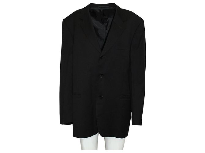 Negro Vintage Versace Clásico V2 chaqueta de sport