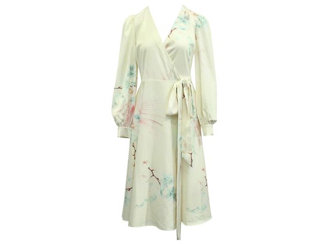 Ted Baker Floral Wrap Long Sleeve Dress