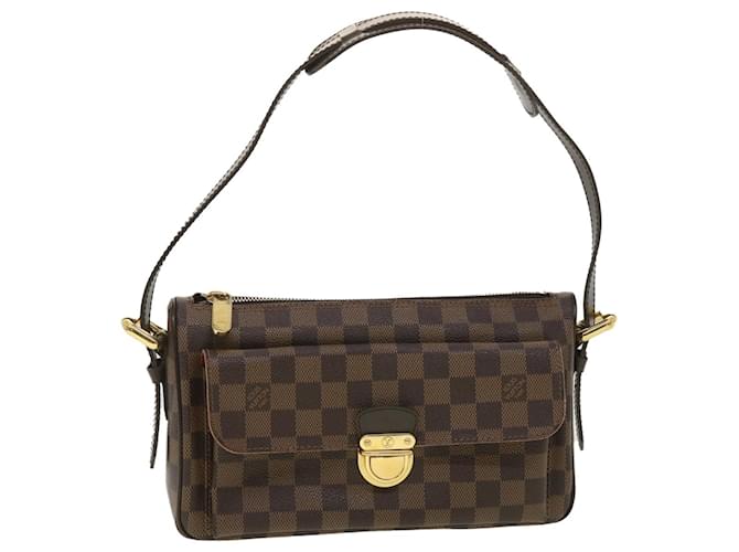 Brown Louis Vuitton Damier Ebene Ravello GM Shoulder Bag