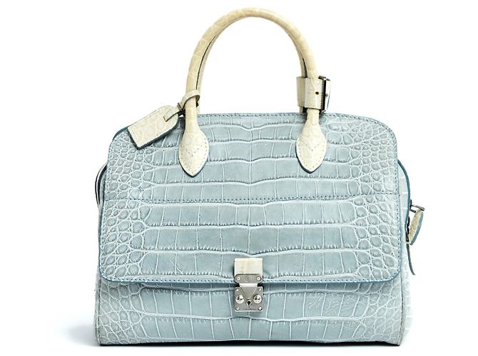 Louis Vuitton 2012 Lim. ED. Crocodilo Old Speedy Flap 25 Azul