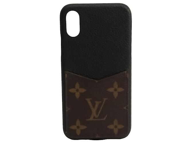 Louis Vuitton Etui Iphone Brown Cloth  ref.810083