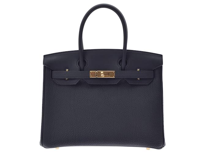 Hermès HERMES BIRKIN Preto Couro  ref.810181