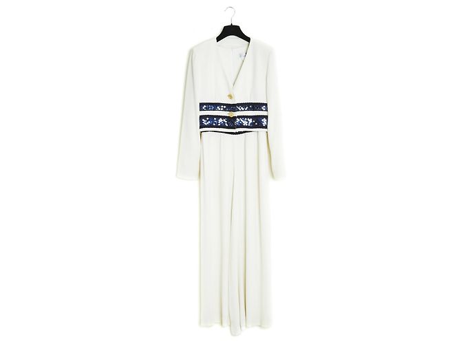 Givenchy 90s Hochzeitsanzug DE38 Aus weiß