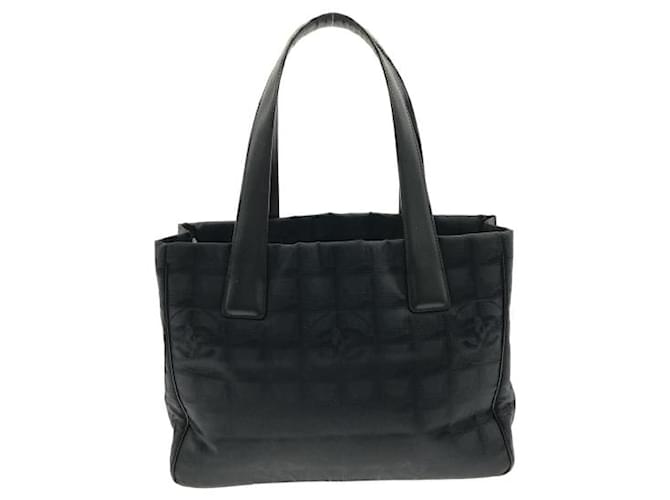 Chanel New Travel Line tote PM Black Leather  ref.811038