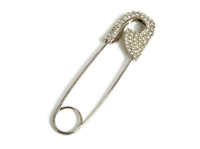 Christian Dior PRECIOUS SAFETY PIN XL Silvery Metal  ref.813987