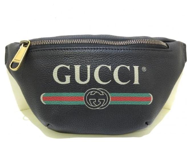 Gucci small cheap print belt bag