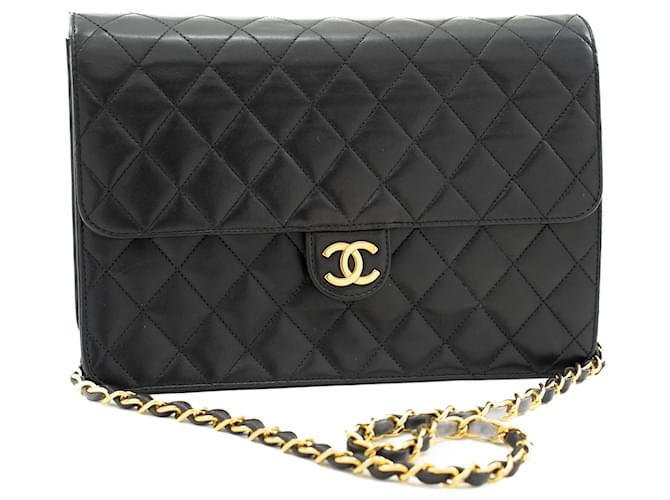 Chanel Timeless Black Leather  ref.814661
