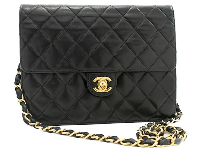Chanel Timeless Black Leather  ref.815363