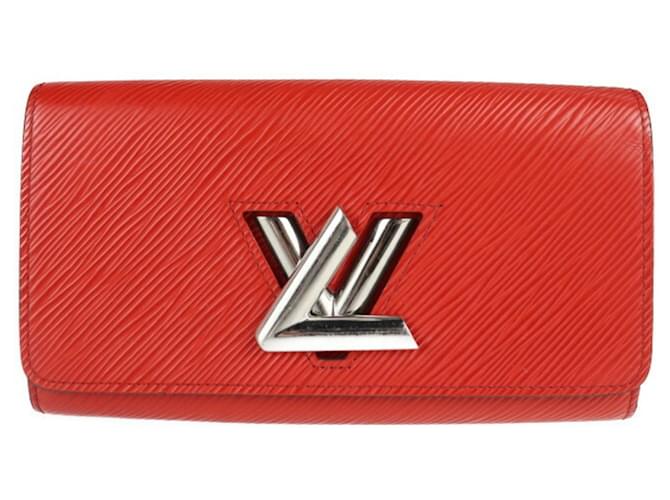 Louis Vuitton Twist Rot Leder  ref.815453