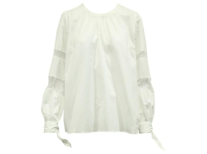 Michael Kors Long Sleeve Shirt with Lace Detail Nylon  ref.815727