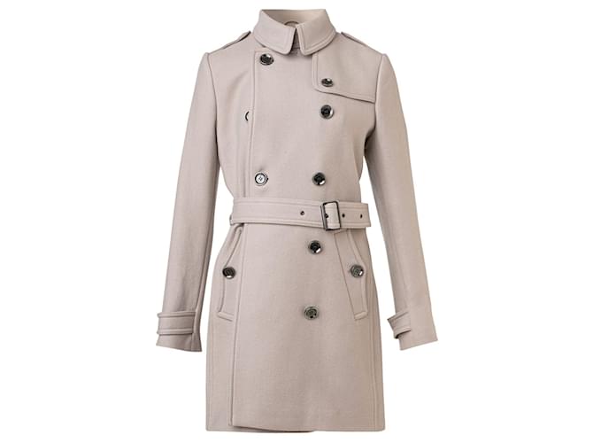 Burberry wool hotsell gabardine trench coat