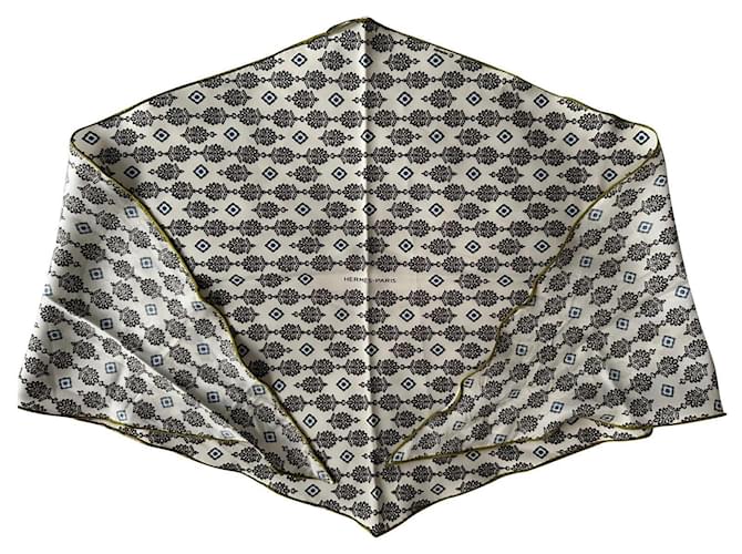 Hermès lenço de seda losango Multicor  ref.815850