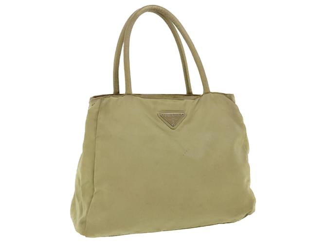 Prada Saffiano Tote Green Leather ref.40046 - Joli Closet