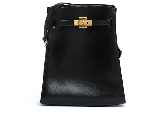 Hermès KELLY SPORT BLACK BOX Leather  ref.816548