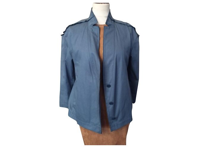 CACHAREL TRENDY GRAPHIC JACKET WITH RELIEF STITCHING T 36/40 Dark blue
