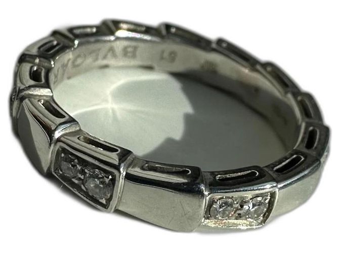 Bulgari Serpenti-Viper-Ring Silber