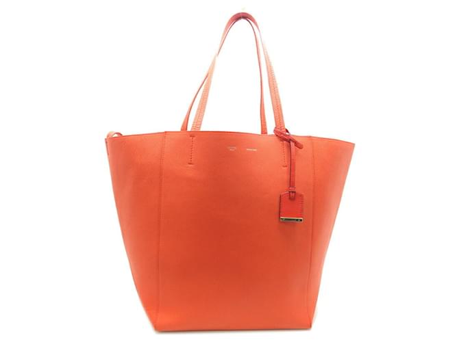 Céline Phantom Orange Leather  ref.817055