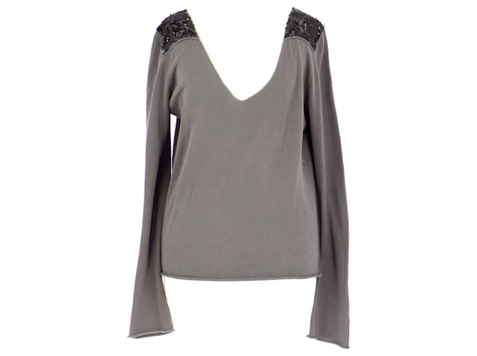 Zadig & Voltaire sweater Grey Cotton  ref.817060