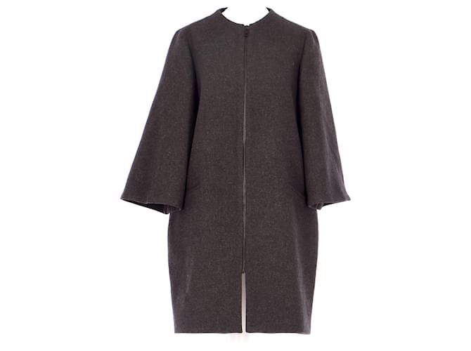 Claudie Pierlot Coat Grey Polyester  ref.817061