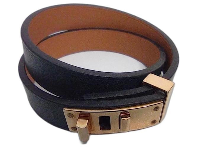 Hermès Armbänder Grün Leder  ref.817398