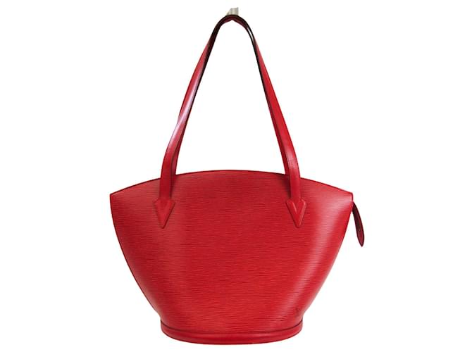 Louis Vuitton Saint Jacques Red Leather  ref.817754