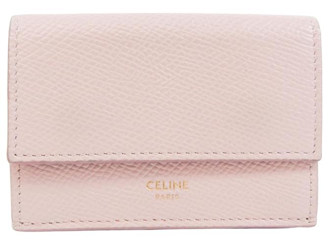 Céline Celine kompakt Pink Leder  ref.817755