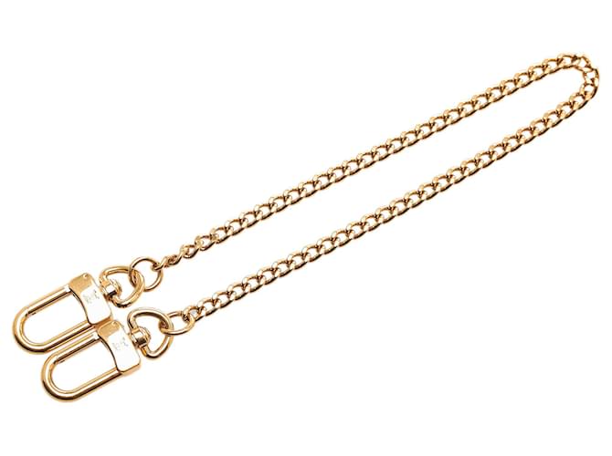 Louis Vuitton Alça Corrente Curta Dourada Dourado Metal  ref.817848