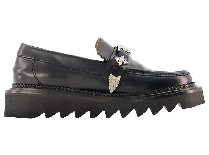 AJ1243 Slipper - Toga Pulla - Schwarz - Poliert