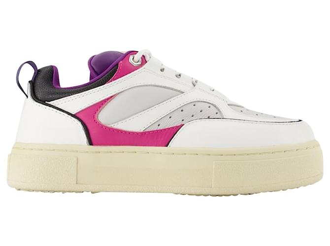 Autre Marque Sidney Sneakers in White Leather  ref.818253