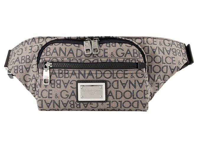 Logo Belt Bag - Dolce & Gabbana - Multi - Leather Multiple colors  ref.818260