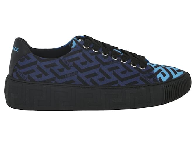 Versace Sneakers La Greca Multicolor Multicolore Cotone  ref.818344