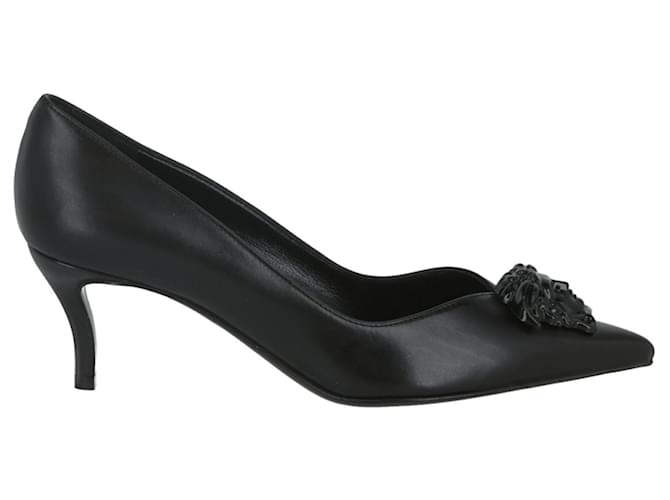 Versace hot sale medusa pumps