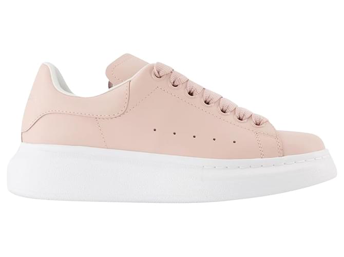 Oversized Sneakers - Alexander Mcqueen - Pink - Leather  ref.818508