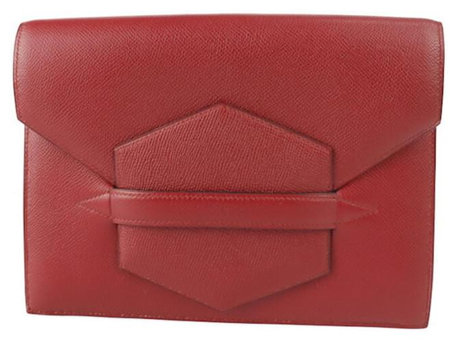 Hermès Faco Red Leather  ref.818830