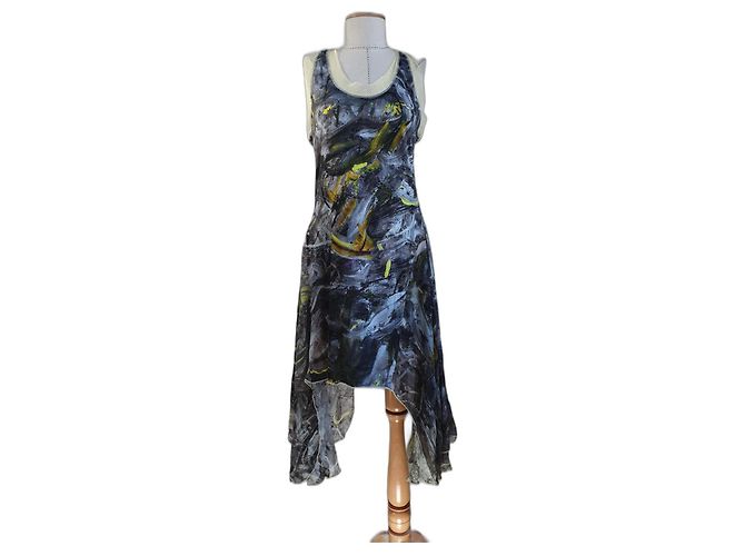 Abito Diesel in cotone e rayon multicolore