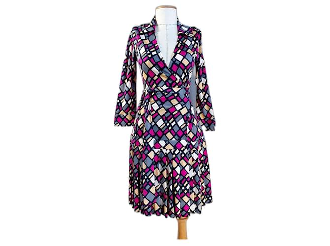 Diane Von Furstenberg Dresses Multiple colors Silk  ref.819022