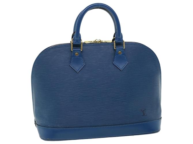 LOUIS VUITTON Epi Alma Hand Bag Blue M52145 LV Auth 36935 Leather  ref.819102