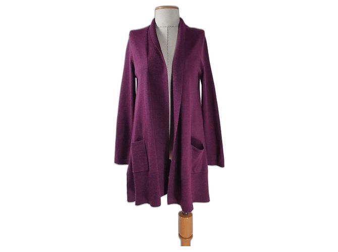 Autre Marque Cardigã de lã roxo