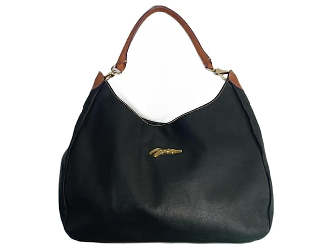 Inès de la Fressange Handbags Black Leather  ref.819360