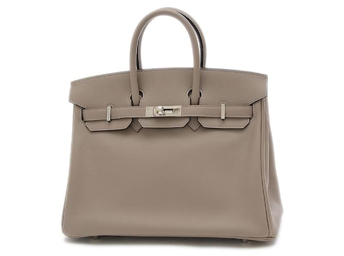Hermès Birkin Grey Leather  ref.819384