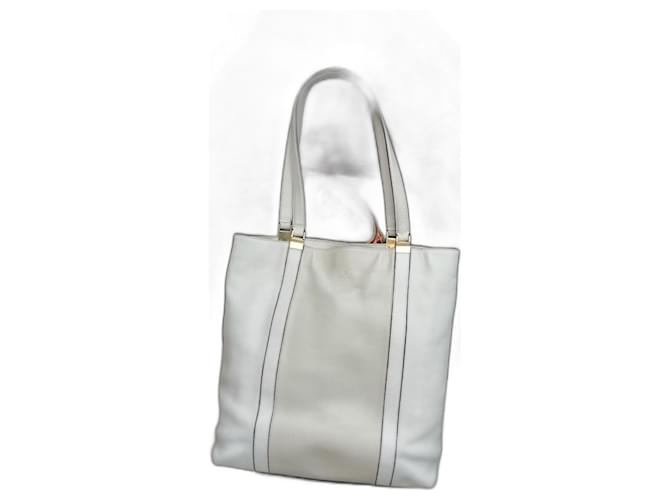 Tod's Totes Cream Leather  ref.819389