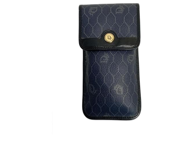 Dior Purses, wallets, cases Navy blue Leather  ref.819392